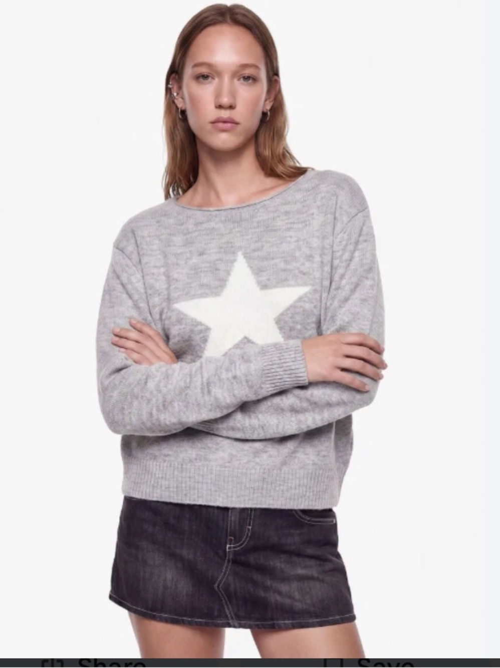 NWT Willow & Wind Star Sweater Size XS